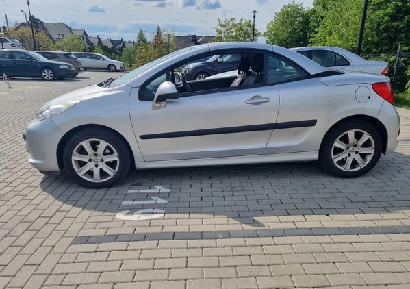 Peugeot 207 CC cena 15500 przebieg: 91500, rok produkcji 2008 z Wieliczka małe 106